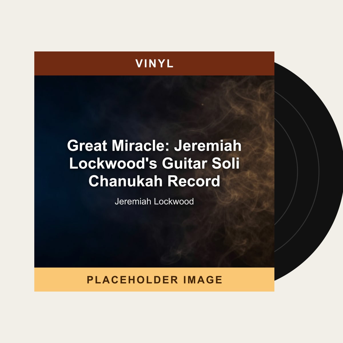 Jeremiah Lockwood - Great Miracle: Jeremiah Lockwood's Guitar Soli Chanukah Record (Vinyl) (US Import) - placeholder image