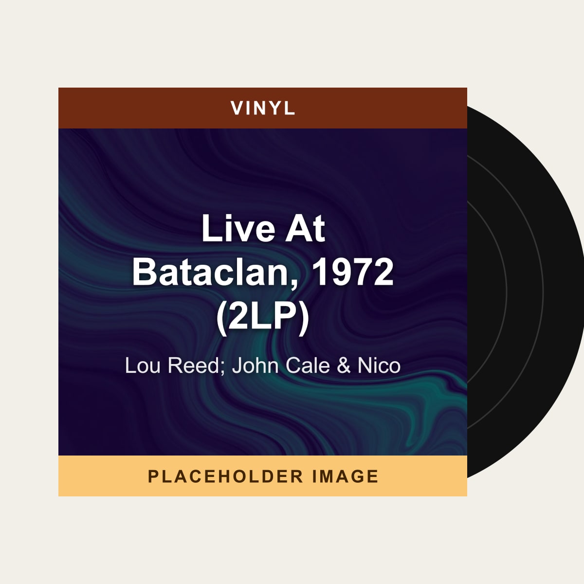 Lou Reed; John Cale & Nico - Live At Bataclan, 1972 (2LP) (Vinyl) (US Import) - placeholder image