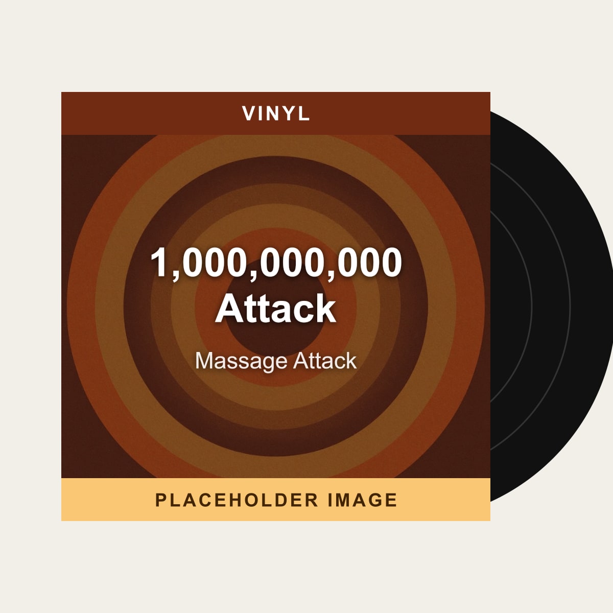 Massage Attack - 1,000,000,000 Attack (Vinyl) (US Import) - placeholder image