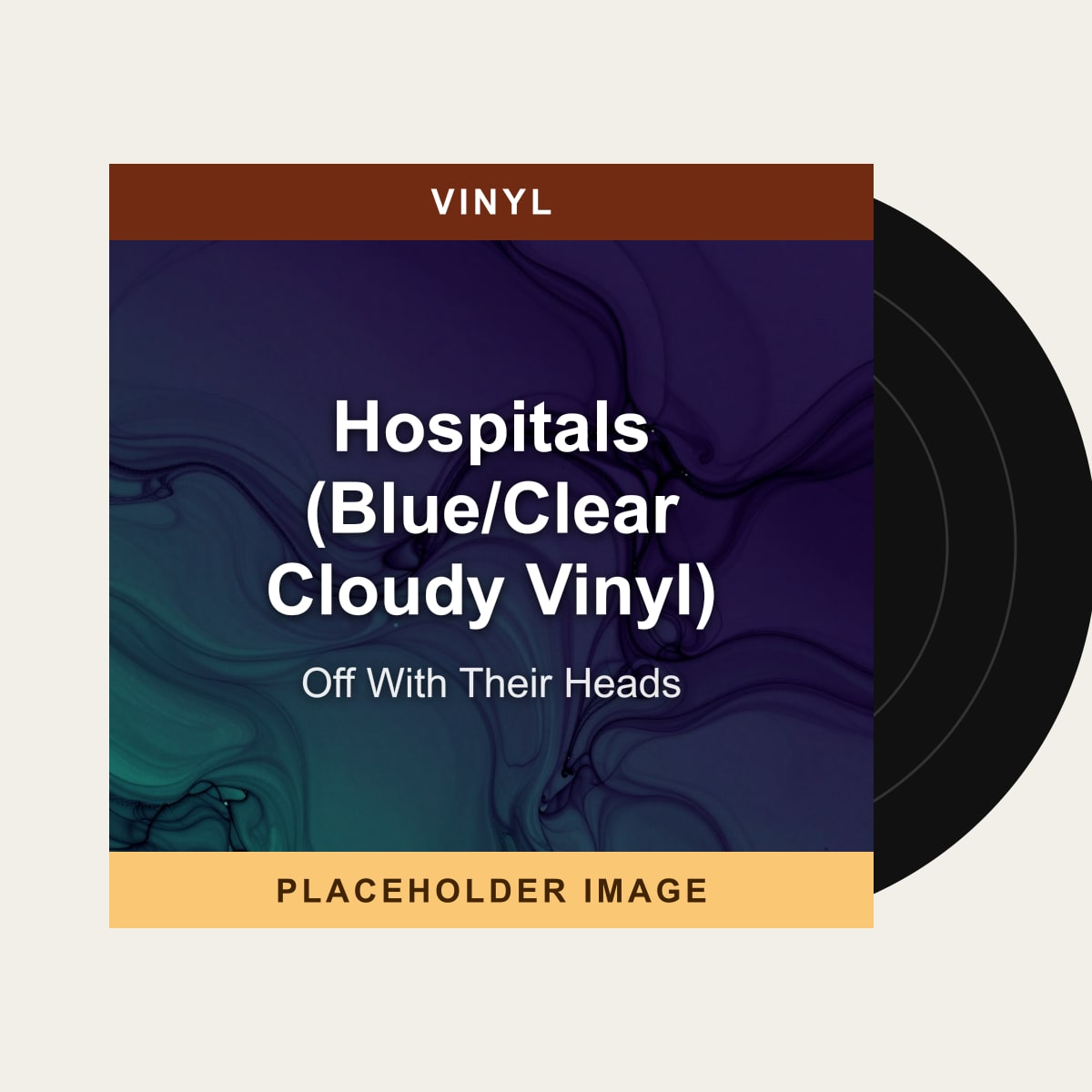 Off With Their Heads - Hospitals (Blue/Clear Cloudy Vinyl) (Vinyl) (US Import) - placeholder image