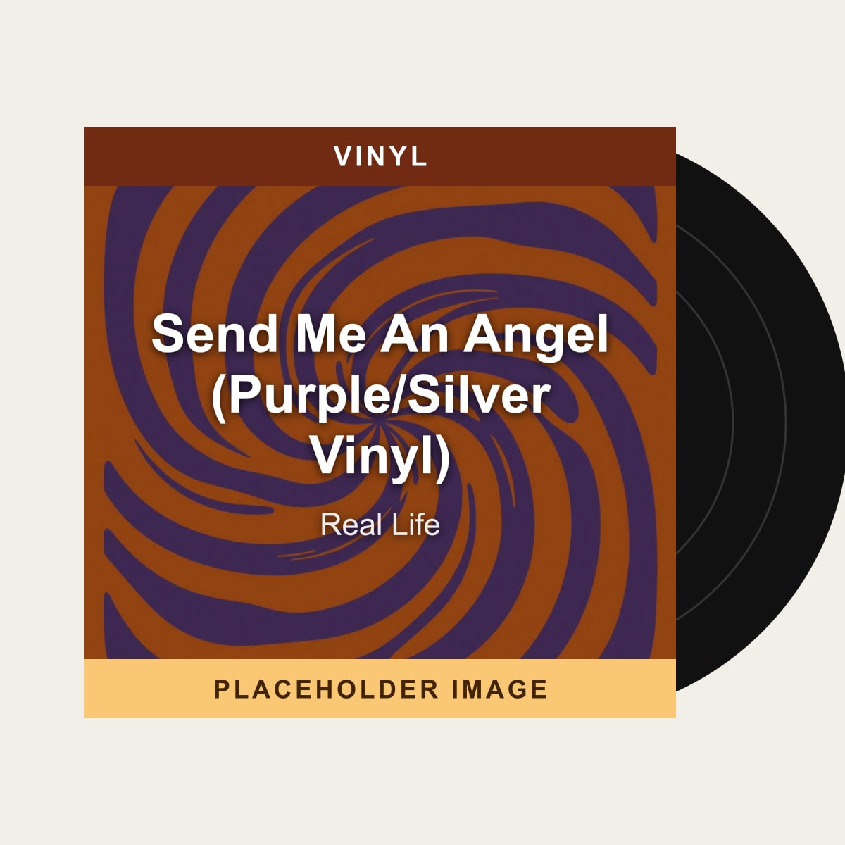 Real Life - Send Me An Angel (Purple/Silver Vinyl) (Vinyl) (US Import) - placeholder image