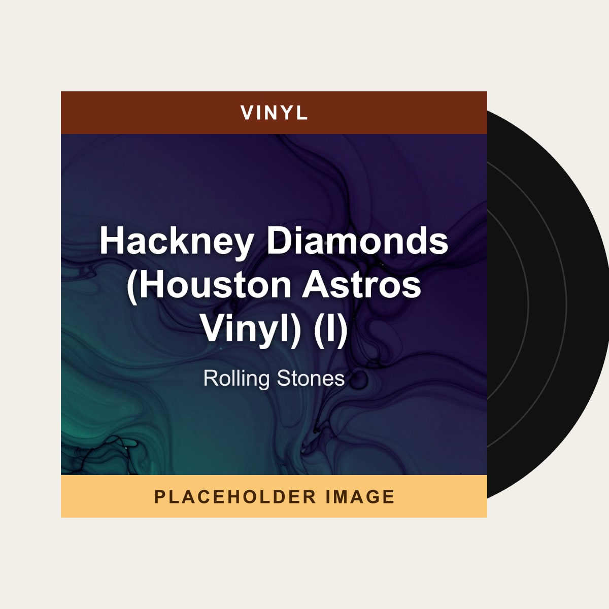 Rolling Stones - Hackney Diamonds (Houston Astros Vinyl) (I) (Vinyl) (US Import) - placeholder image