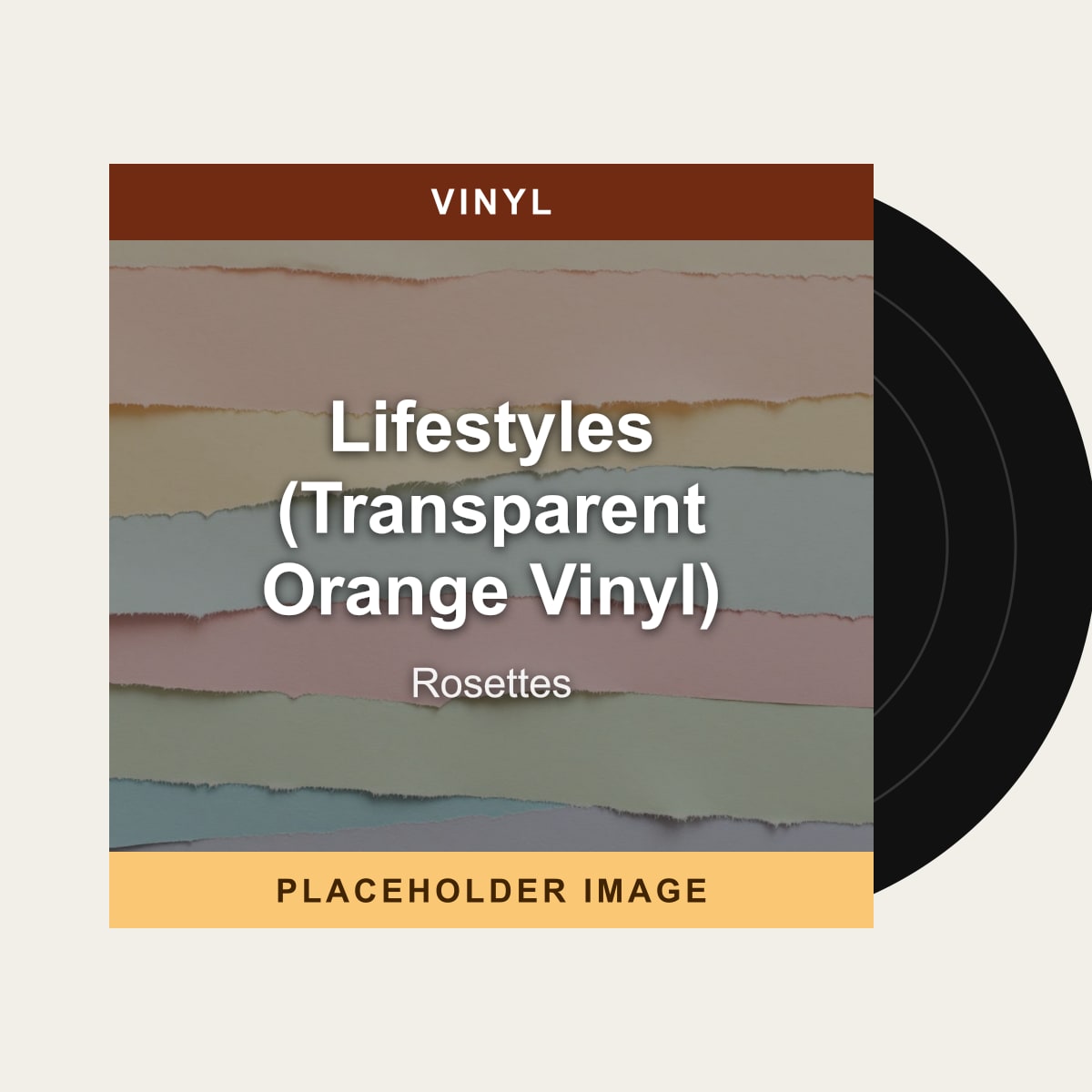 Rosettes - Lifestyles (Transparent Orange Vinyl) (Vinyl) (US Import) - placeholder image