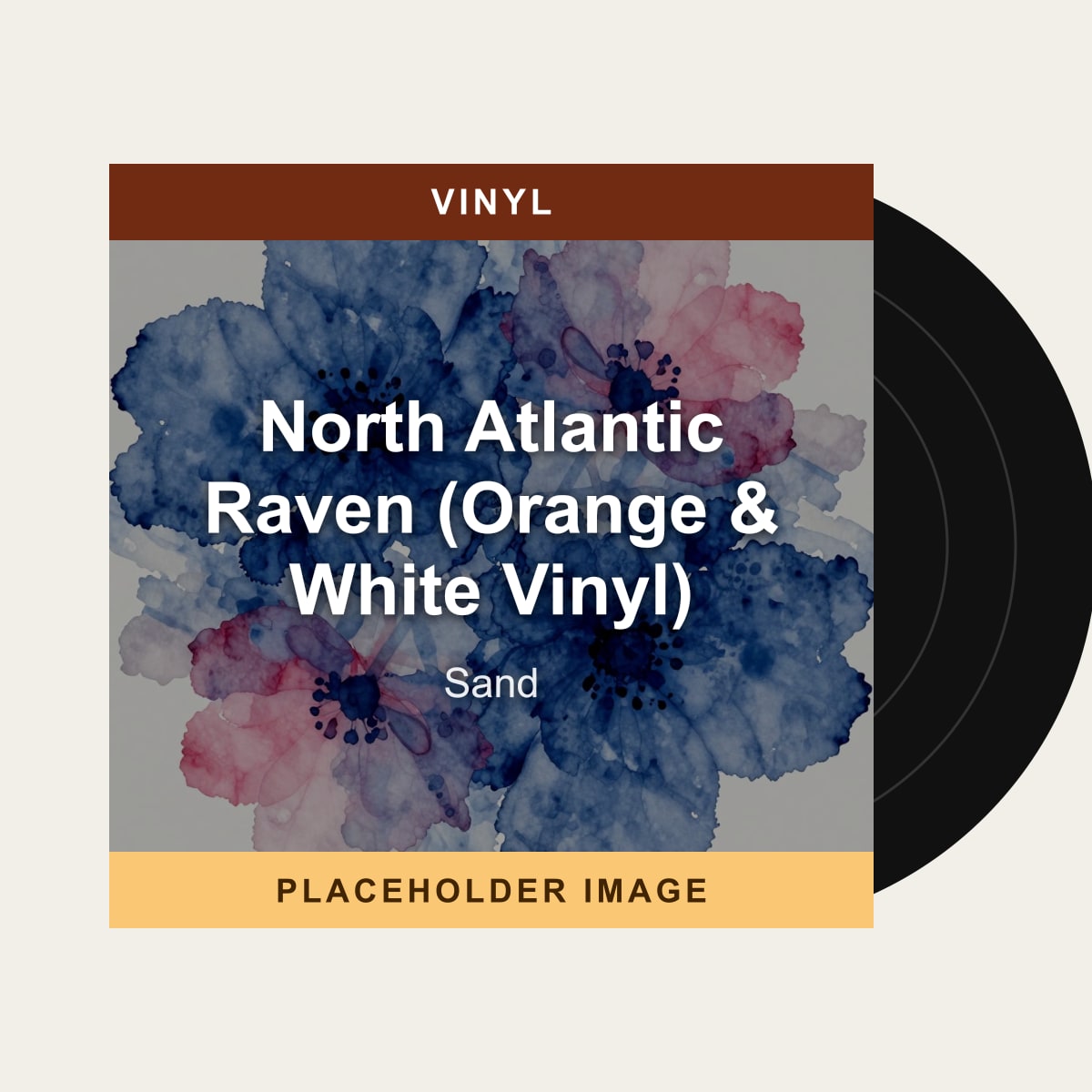 Sand - North Atlantic Raven (Orange & White Vinyl) (Vinyl) (US Import) - placeholder image
