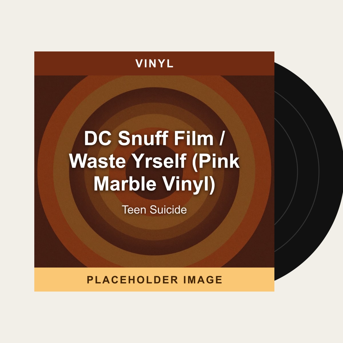Teen Suicide - DC Snuff Film / Waste Yrself (Pink Marble Vinyl) (Vinyl) (US Import) - placeholder image