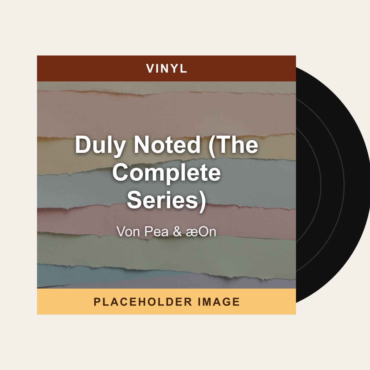 Von Pea & æOn - Duly Noted (The Complete Series) (Vinyl) (US Import) - placeholder image