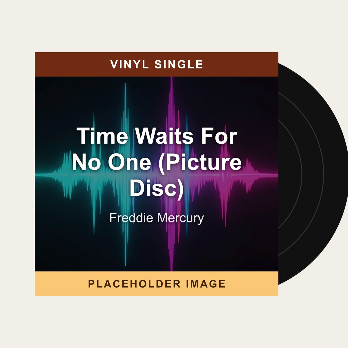 Freddie Mercury - Time Waits For No One (Picture Disc) (Vinyl Single) (US Import) - placeholder image