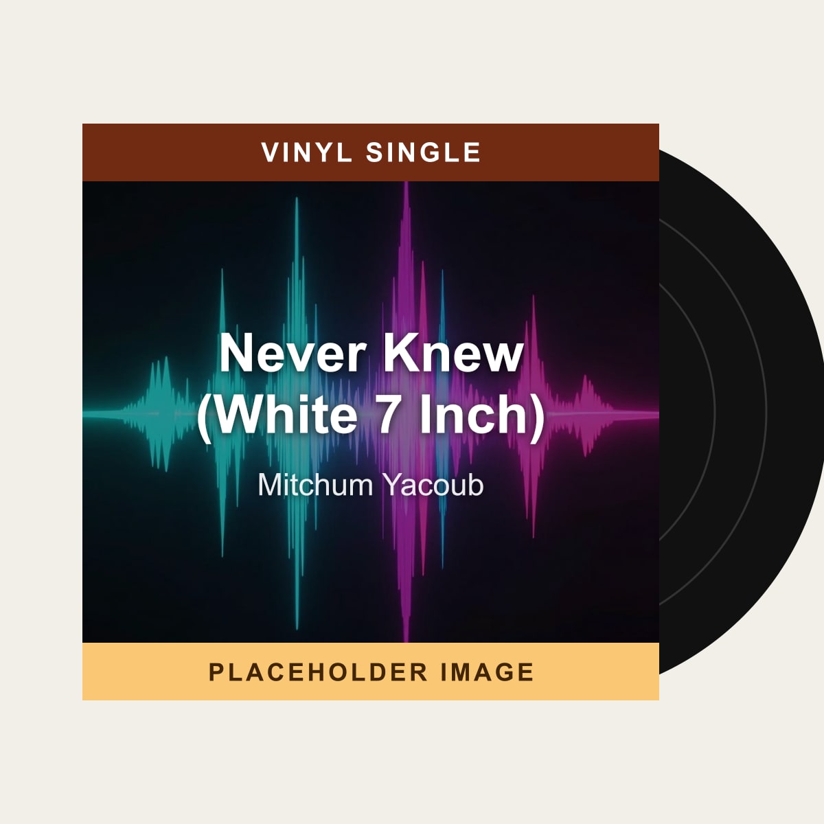 Mitchum Yacoub - Never Knew (White 7 Inch) (Vinyl Single) (US Import) - placeholder image