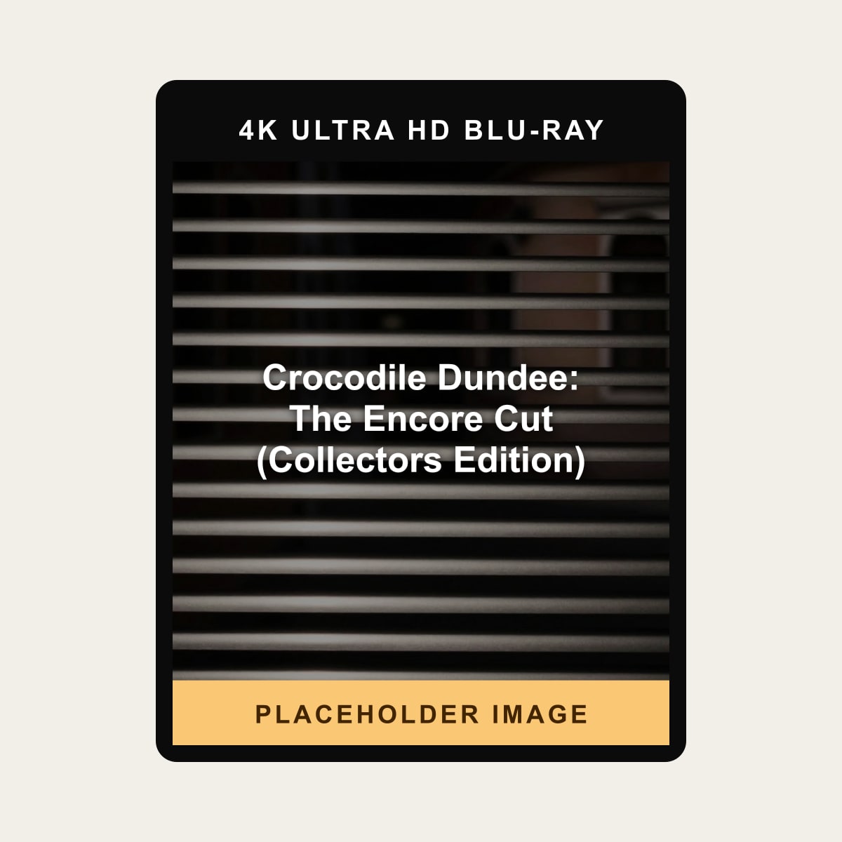 Crocodile Dundee: The Encore Cut (Collectors Edition) (4K Blu-ray) (Region A US Import) - placeholder image