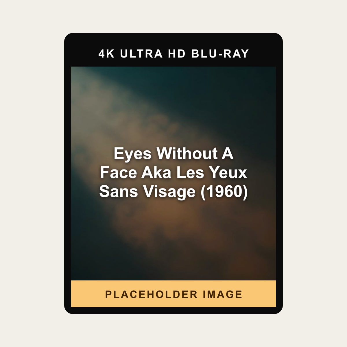 Eyes Without A Face Aka Les Yeux Sans Visage (1960) (4K Blu-ray) (Region A US Import) - placeholder image