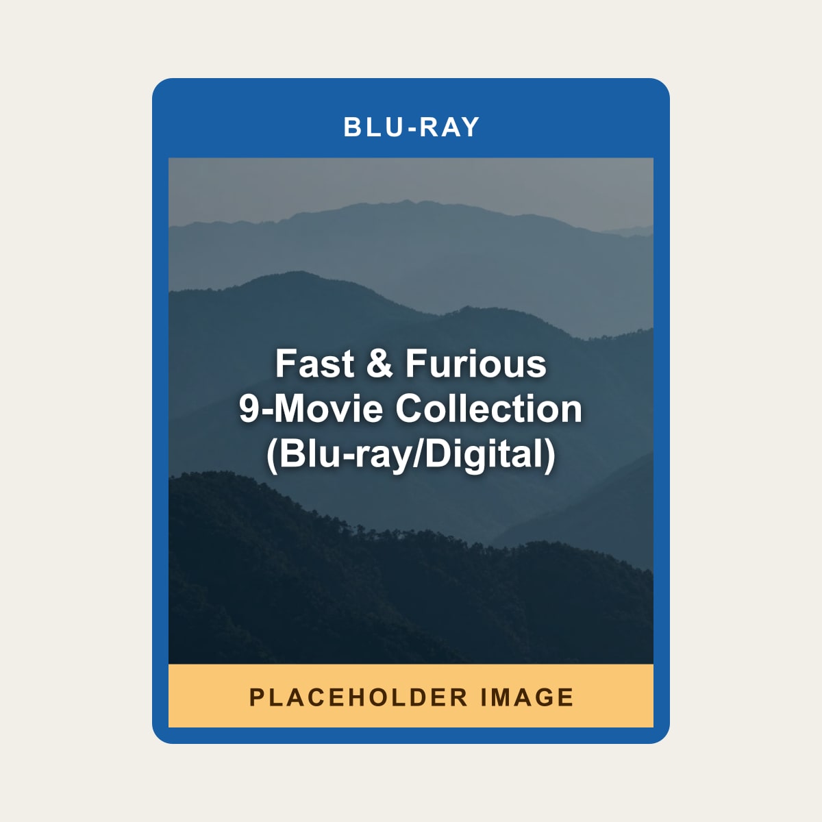 Fast & Furious 9-Movie Collection (Blu-ray/Digital) (Blu-ray) (Region A US Import) - placeholder image