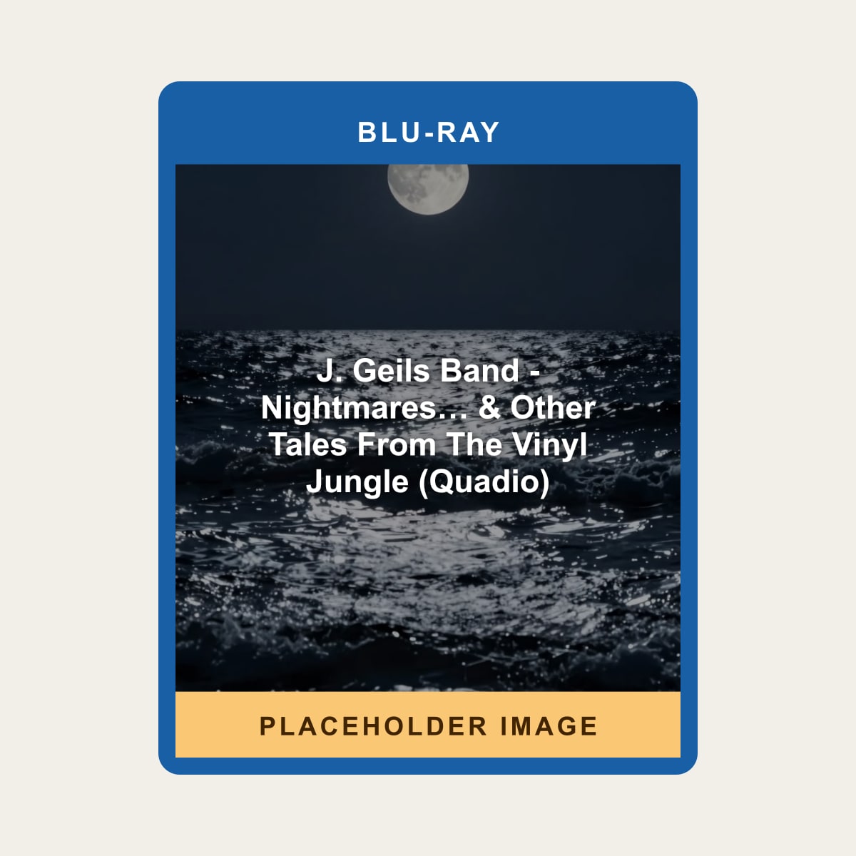 J. Geils Band - Nightmares… & Other Tales From The Vinyl Jungle (Quadio) (Blu-ray) (Region A US Import) - placeholder image