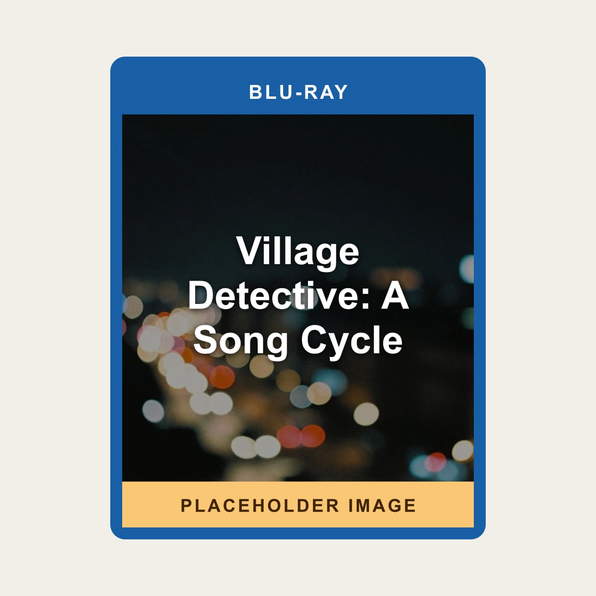 Village Detective: A Song Cycle (Blu-ray) (Region A US Import) - placeholder image
