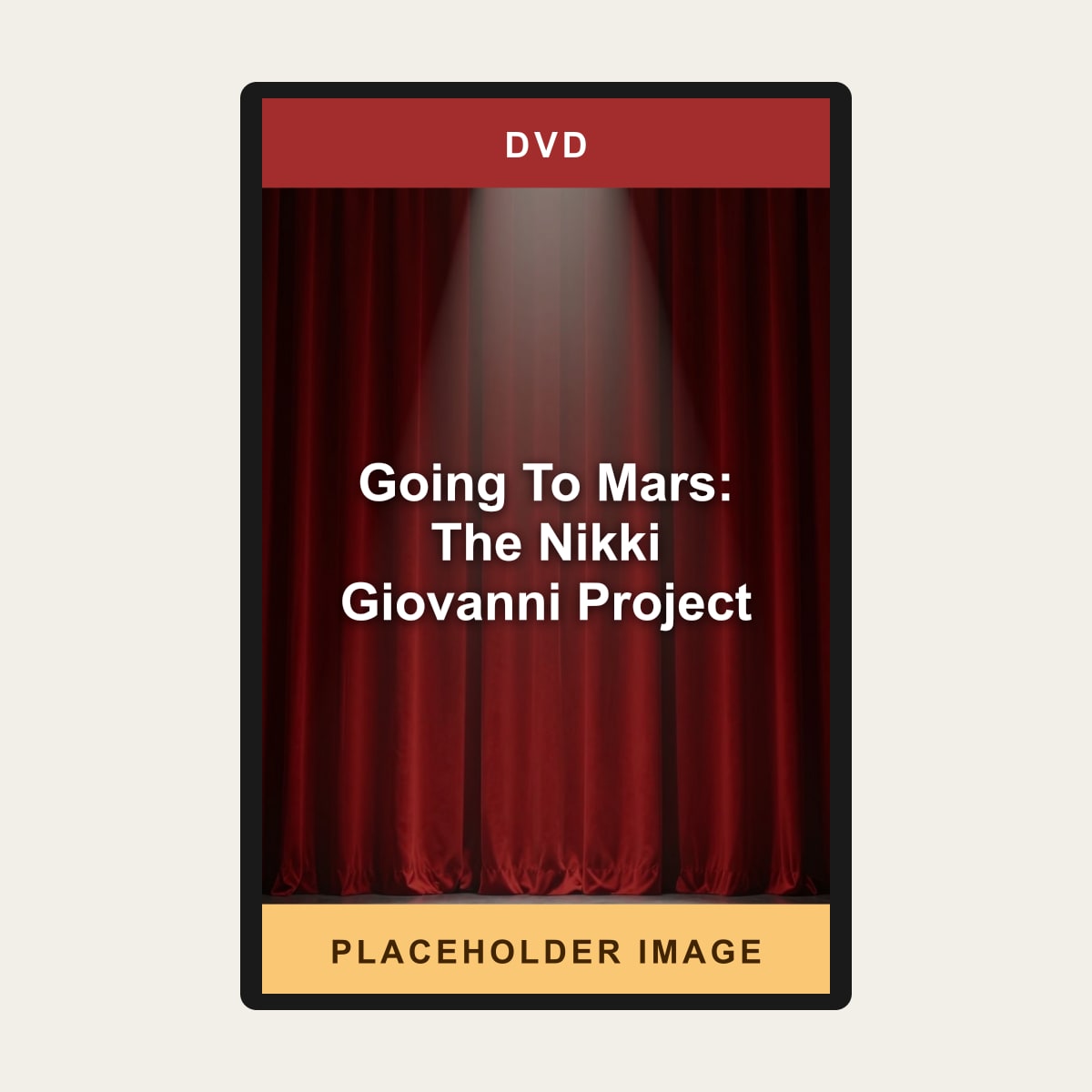 Going To Mars: The Nikki Giovanni Project (DVD) (Region 1 US Import) - placeholder image