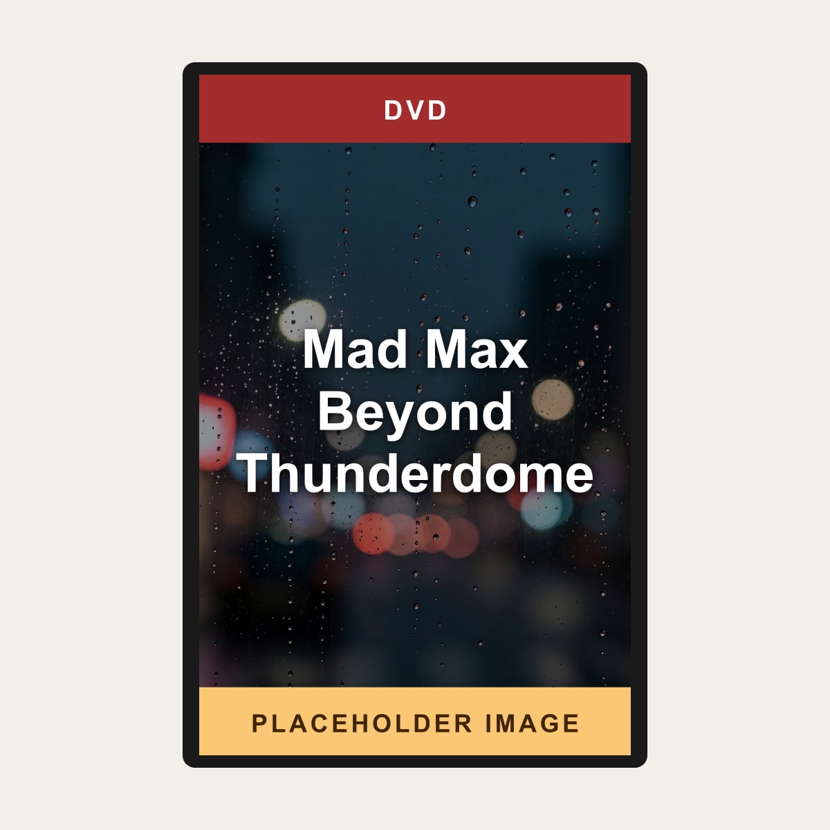 Mad Max Beyond Thunderdome (DVD) (Region 1 US Import) - placeholder image