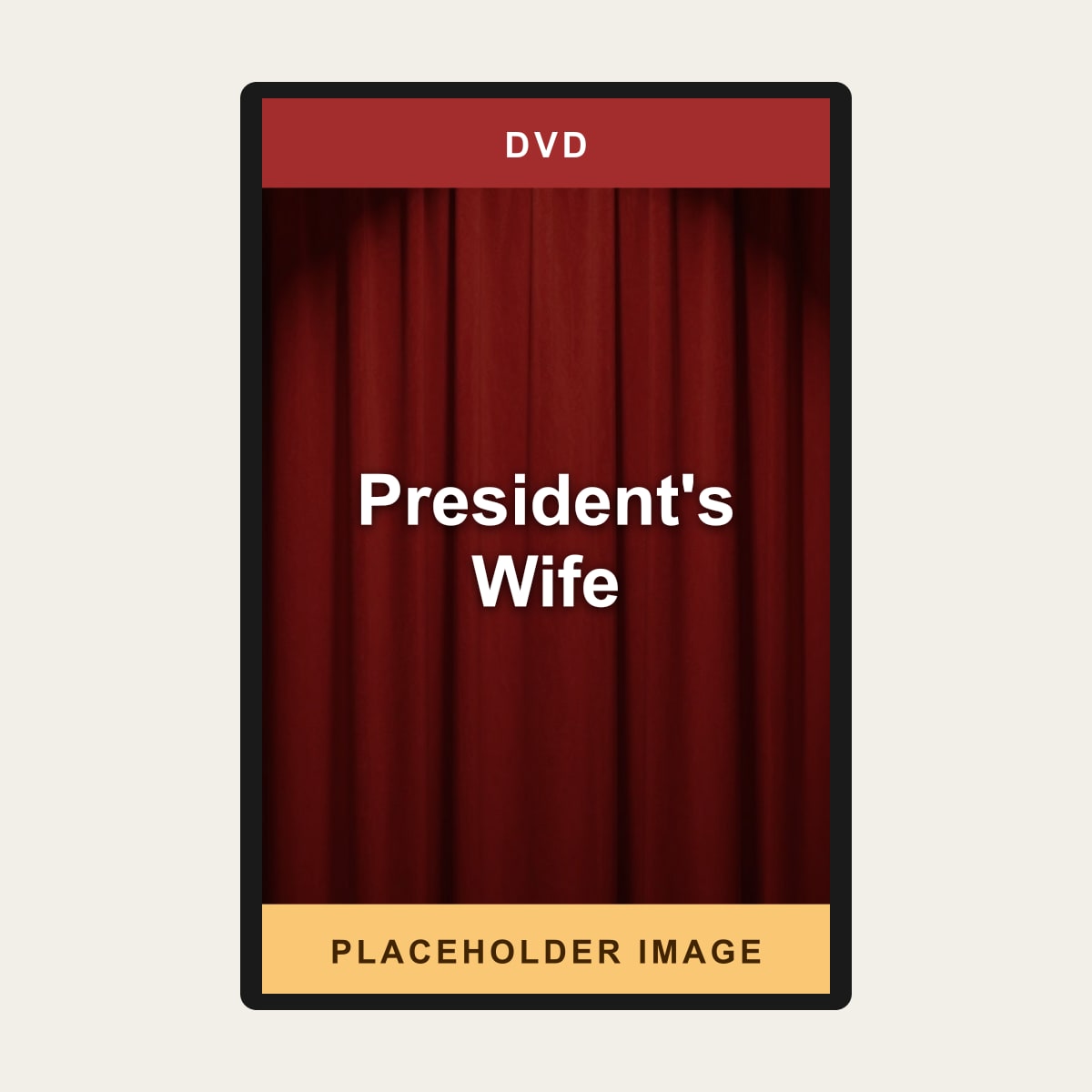 President's Wife (DVD) (Region 1 US Import) - placeholder image
