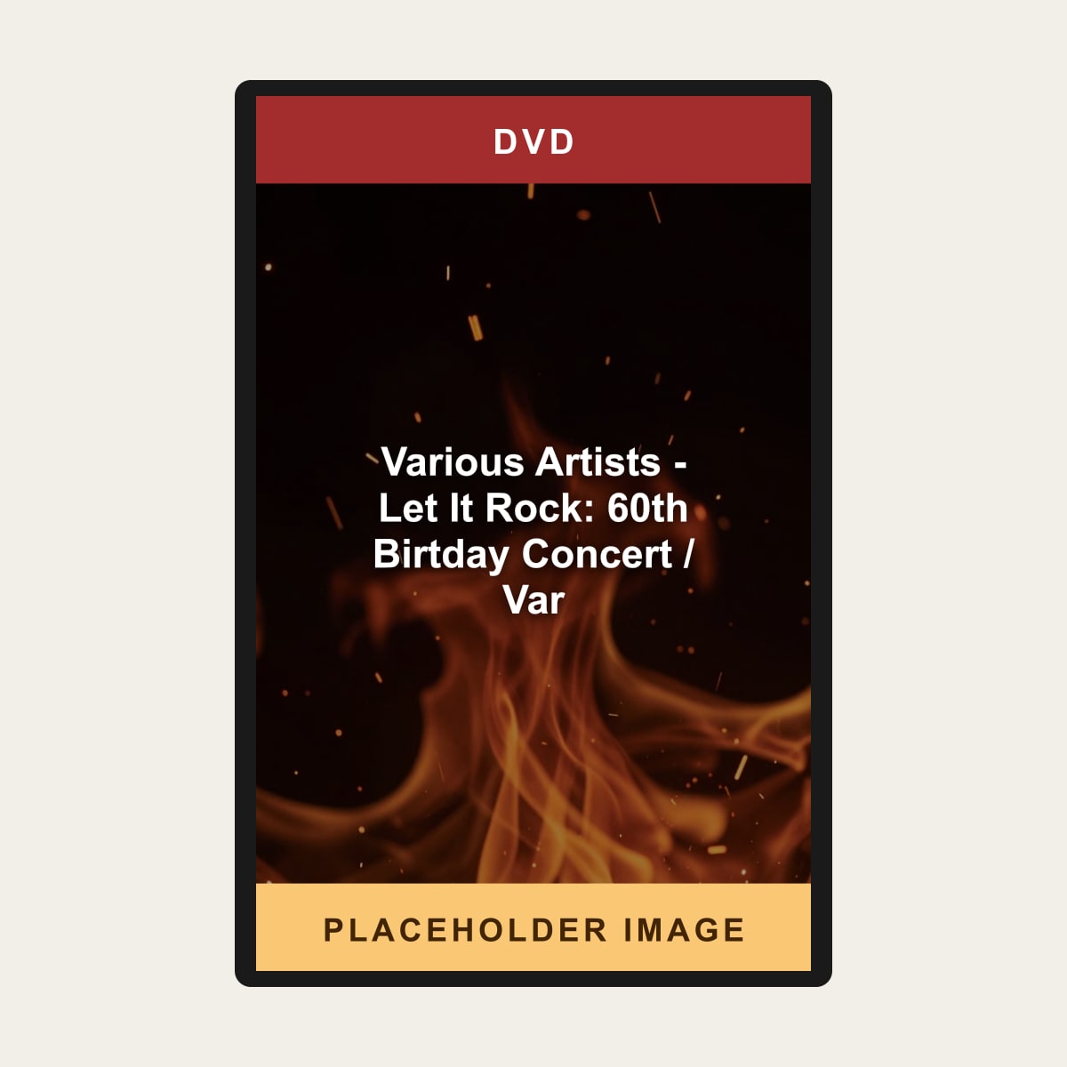 Various Artists - Let It Rock: 60th Birtday Concert / Var (DVD) (Region 1 US Import) - placeholder image