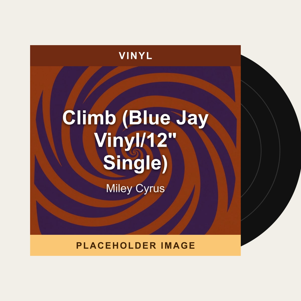 Miley Cyrus - Climb (Blue Jay Vinyl/12" Single) (Vinyl) (US Import) - placeholder image