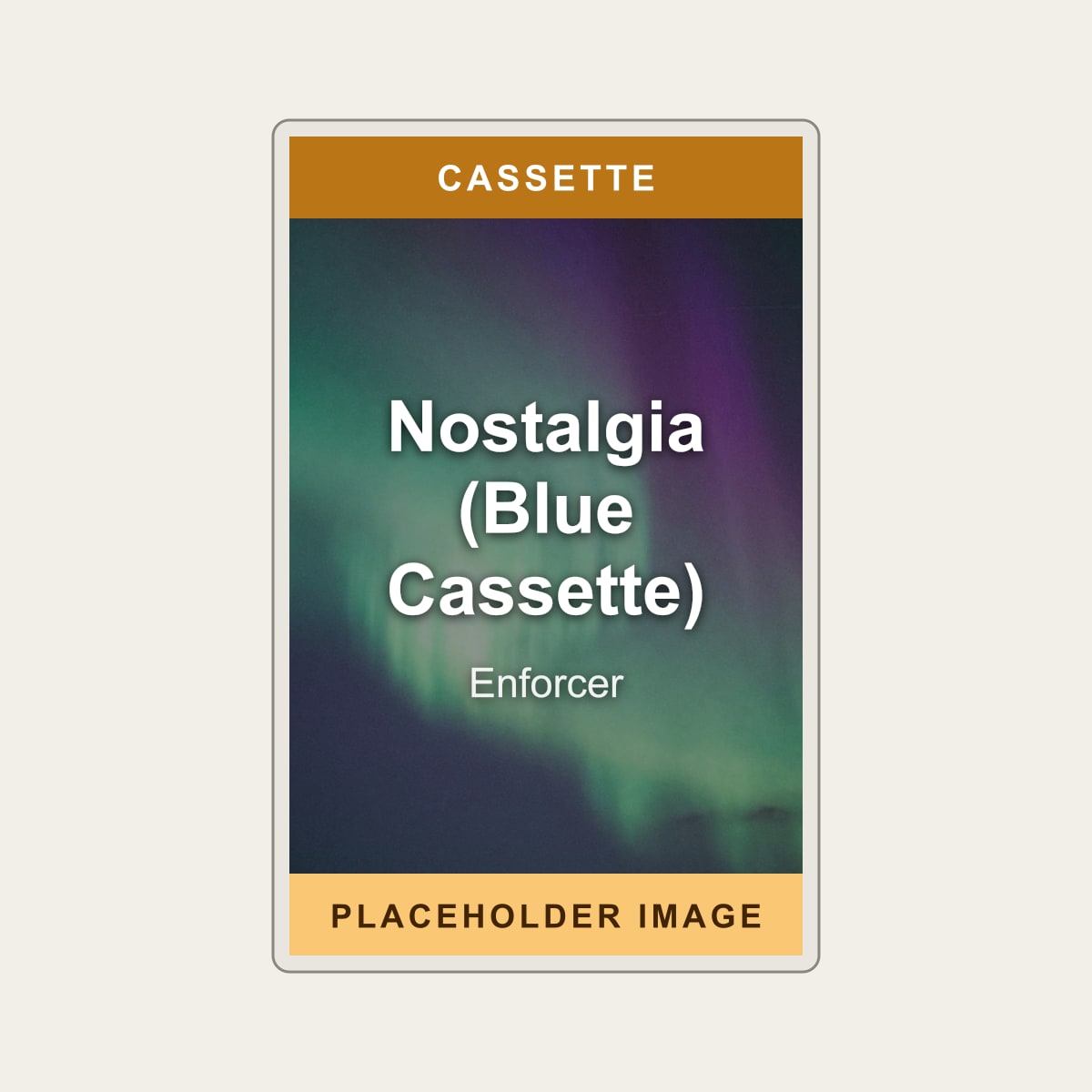 Enforcer - Nostalgia (Blue Cassette) (Cassette) (US Import) - placeholder image