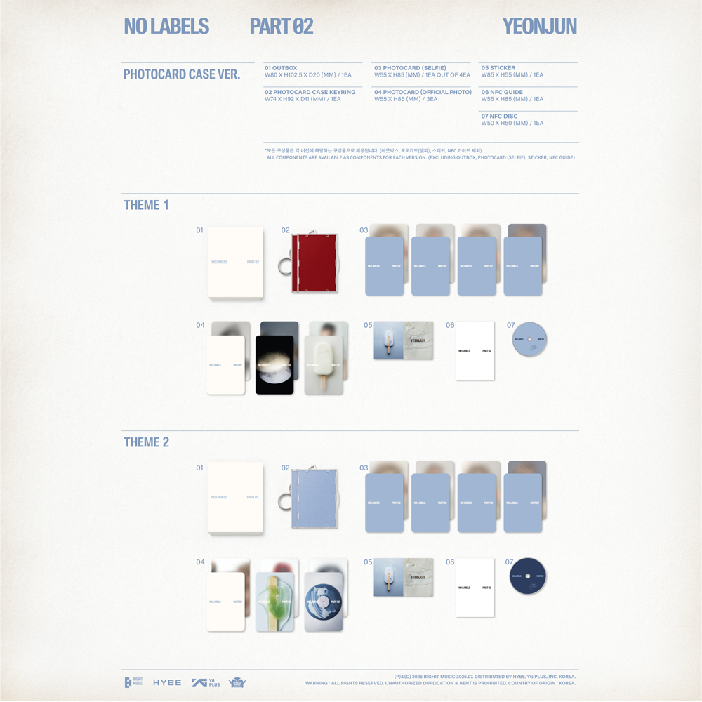 Yeonjun (TXT) - No Labels: Part 02 (Photocard Case Ver.) (CD) (US Import)